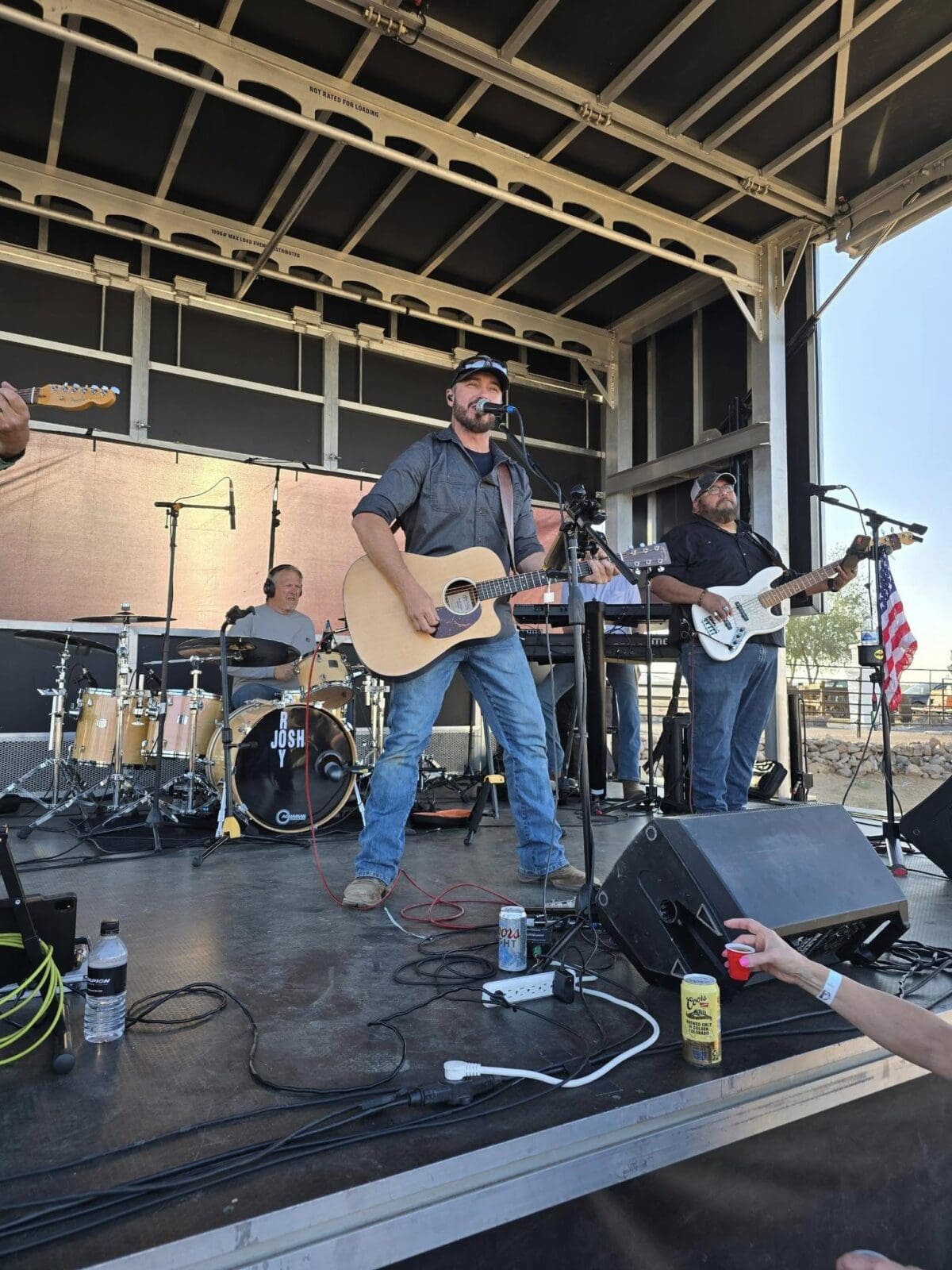 Josh Roy Band performing live