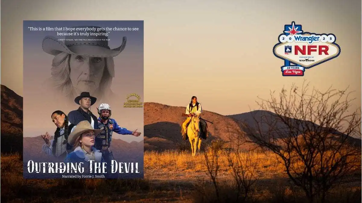 OUTRIDING THE DEVIL” ANNOUNCES PREMIERE DURING NATIONAL FINALS RODEO IN LAS  VEGAS - Cowboy Lifestyle Network, image size:1200x674