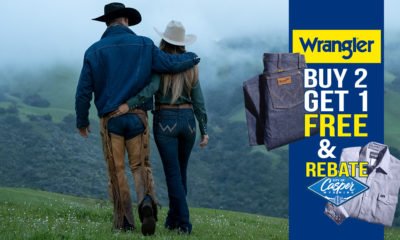 Wrangler Jeans Buy 2 Get 1 FREE & $10 Shirt Rebate For Casper Rodeo Fans!