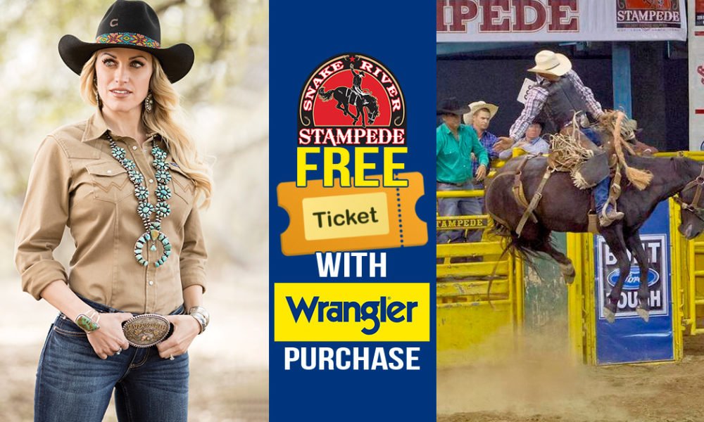 Buy Wrangler Get FREE Tickets to Snake River Stampede 2019!