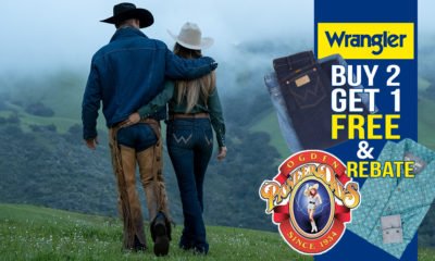 Wrangler Jeans Buy 2 Get 1 FREE & $10 Shirt Rebate For Ogden Pioneer Days!