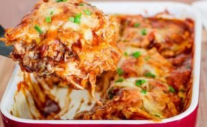 Country Chicken Enchilada Casserole