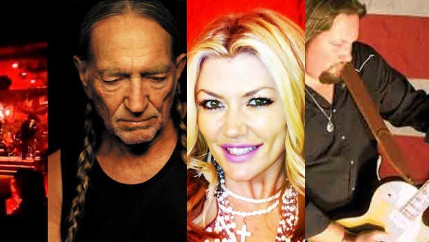 Willie Nelson, Britten Tillinghast and James Parks band Live Country Music