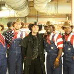 Black Bart and Fans from Alabama attending Parada del Sol 2013 Pro Rodeo and Historic Parade at Westworld.