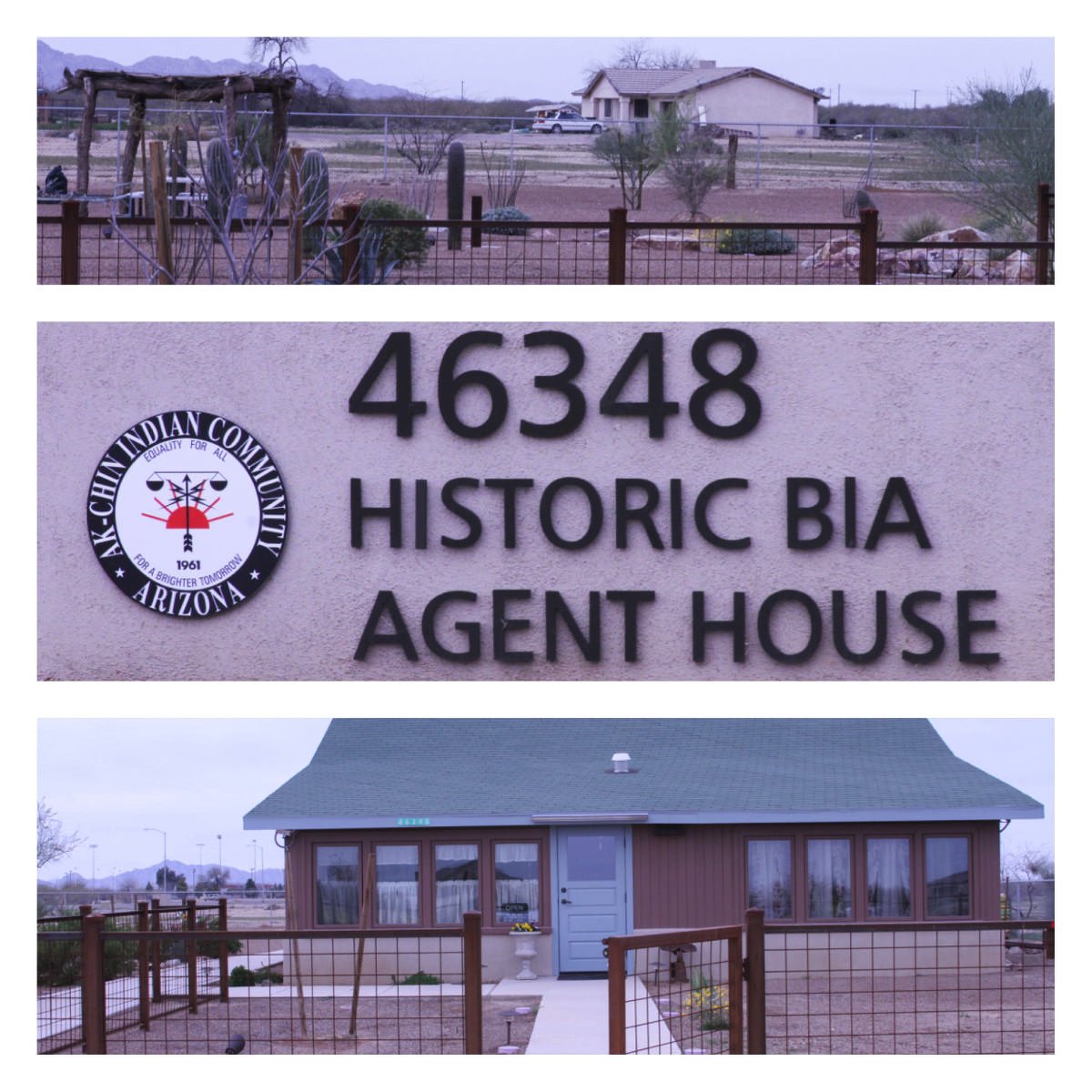2012 - The renovation of the BIA Agent House became an extension of the Him-Dak Museum. Various items pertaining to the house are displayed.