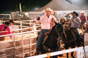 Hal Earnhardt and Victor Amos at Cave Creek Fiesta Days Rodeo 2014