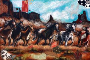 Wild Horses Art by KVK