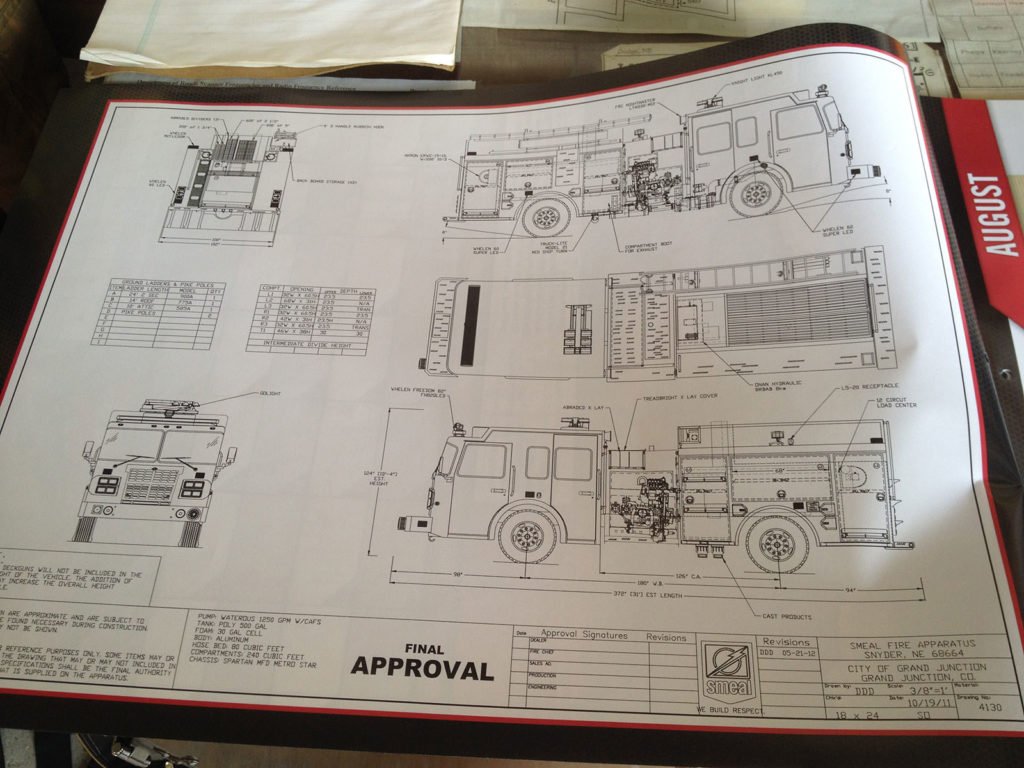 Smeal Fire Apparatus Co.-blueprint