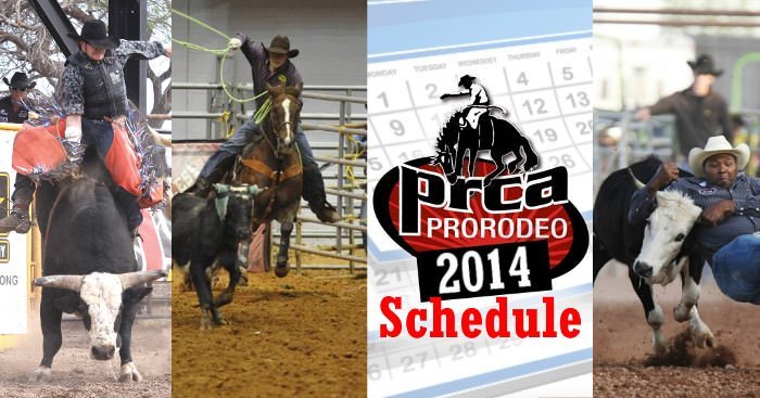 PRCA 2014 Schedule