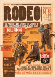 2014 Ontario Finals Rodeo Poster