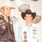 Bobby Mote and Tim OConnell at the Wrangler NFR 2014