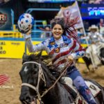 Winner of Barrel racing Perf 4 at the #WNFR — with Fallon Taylor & Babyflo at Thomas & Mack Center
