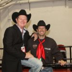 Gizmo McCracken and Josh Edwards at the Wrangler NFR 2014