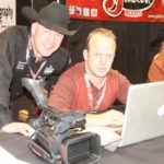 JW Kinder and Mike Vickerman at the 2014 Wrangler NFR Press Room