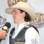 Jake Wright at the Wrangler NFR 2014