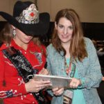 Katy Lucas and Gretchen Kirchmann at the Wrangler NFR 2014