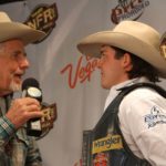 Keith Flake and Jake Wright at the Wrangler NFR 2014