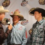 Keith Flake of Rodeo Video interviewing Luke Brown and Kollin VonAhn