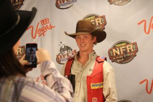 Spencer Wright at the Wrangler NFR 2014