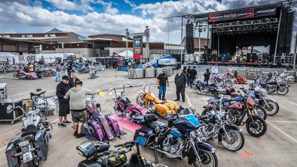 Bike show at Arizona Bike Week