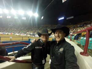 Caine Hager and Aaron Kuhl at the National Western Stock Show