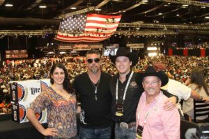 Richard Rawlings of Gas Monkey Garage with CLN's Aaron Kuhl, Danny O'Donnell and Gabi Jaffee