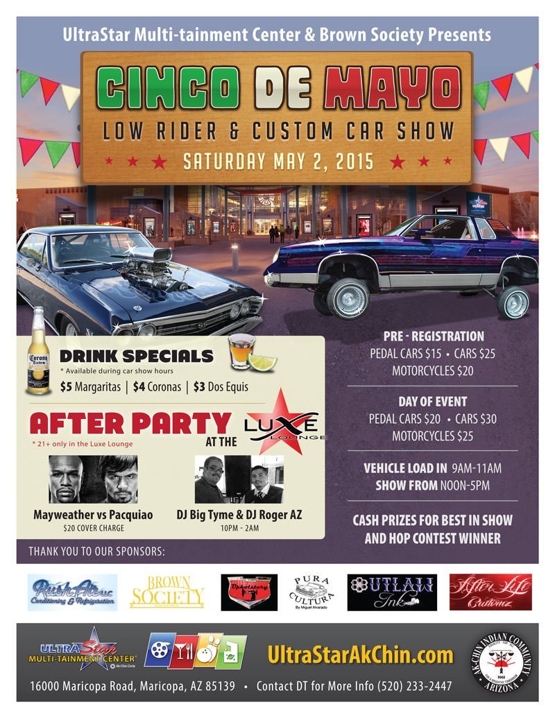 Cinco de Mayo Low Rider and Custom Car Show at UltraStar