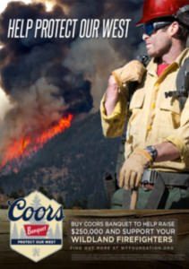 Coors Banquet Protect Our West POW