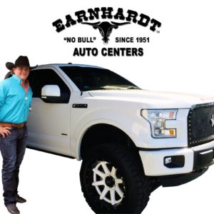 Wyn Earnhardt with Custom White F-150 (Tucson PBR 2015)