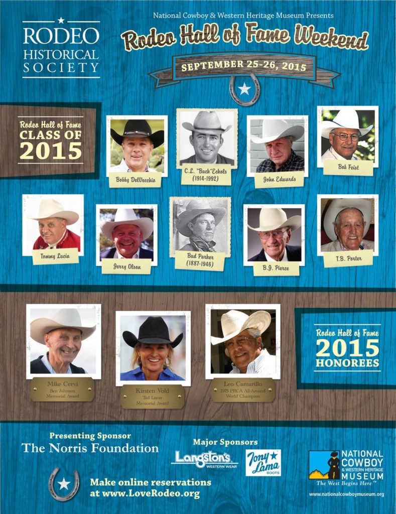 Cowboy Hall of Fame Induction in Oklahoma City