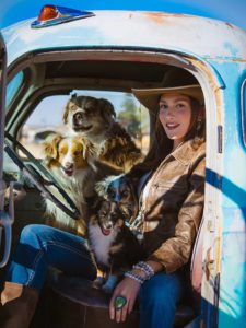 Brit West Style Something about a girl in a truck with dogs 2015 CLN