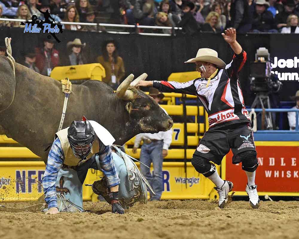 Inside a typical day in the life of a bullfighter, the unsung heroes of  National Finals Rodeo
