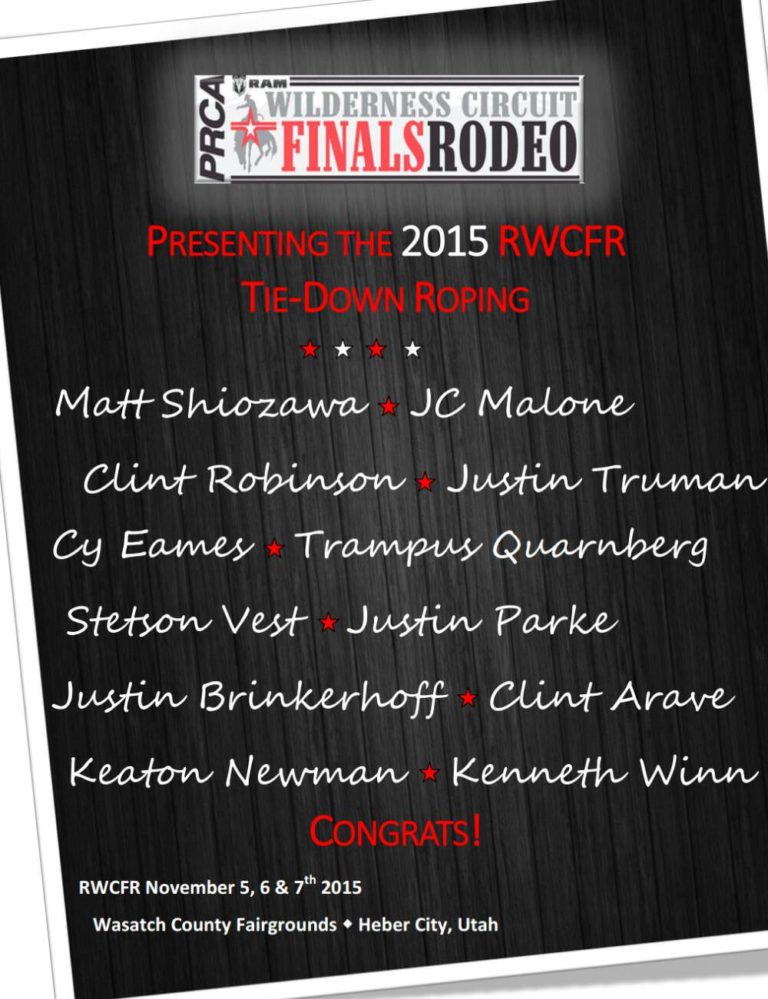 RAM PRCA Wilderness Circuit Rodeo Finals 2015 Cowboy Lifestyle Network