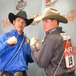 Hunter Herrin and Marty Yates WNFR 2015 Round 2