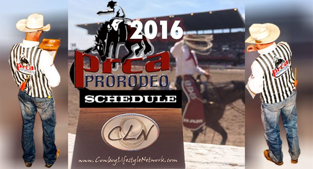 2016 PRCA Rodeo Schedule and Coverage