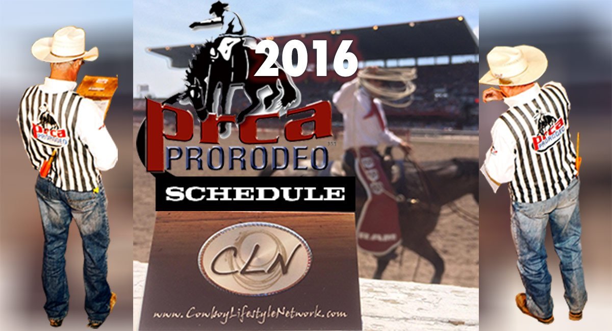 2016 PRCA Pro Rodeo Schedule and Coverage