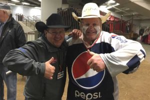 Patrick "O'D" O'Donnell and #NWSS2016 Rodeo Clown, Justin Rumford