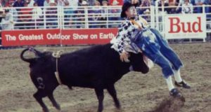 bullfighter with bull