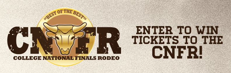 CNFR-College National Finals Rodeo-Enter to Win Banner