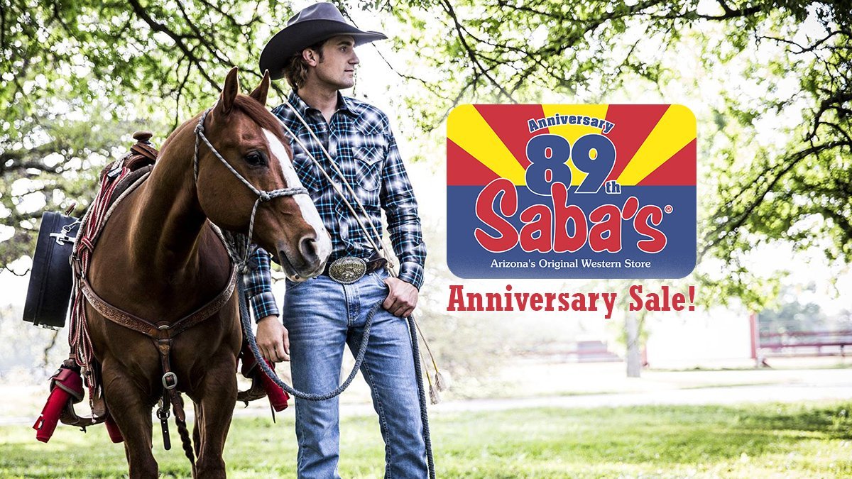 Saba's Western 89th Anniversary Sale!