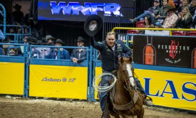 Levi Simpson - Team Roping - NFR Rodeo 2016 Go-Round Winners: Day 1 in Las Vegas