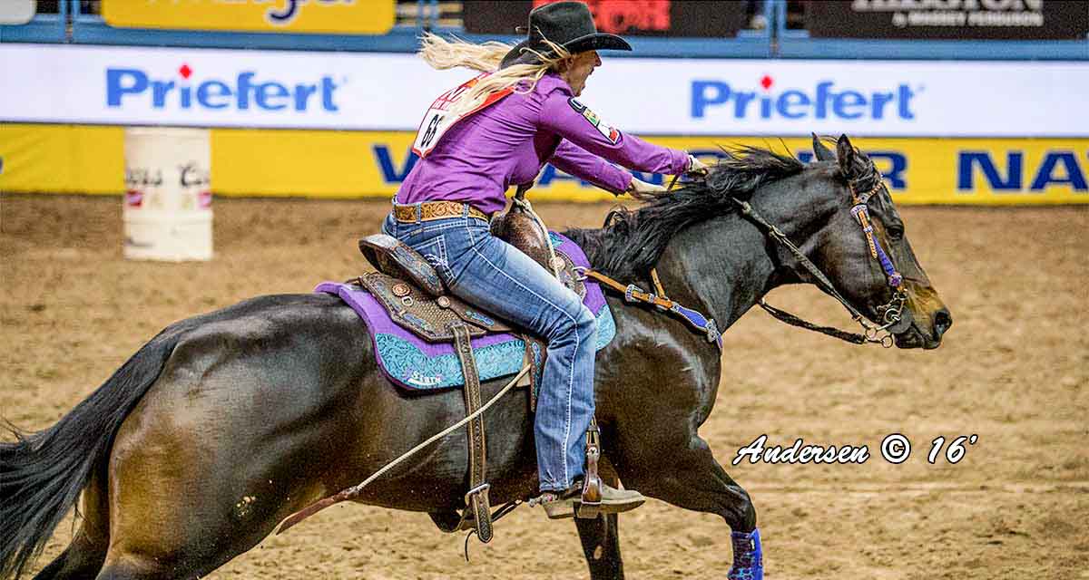 Amberleigh Moore with a time of 13.49 during Round9 WNFR 16 (FI)