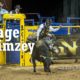 Sage Kimzey, 3X WNFR Qualifier and 2X World Champion Bull Rider at the 2016 Wrangler NFR in Las Vegas