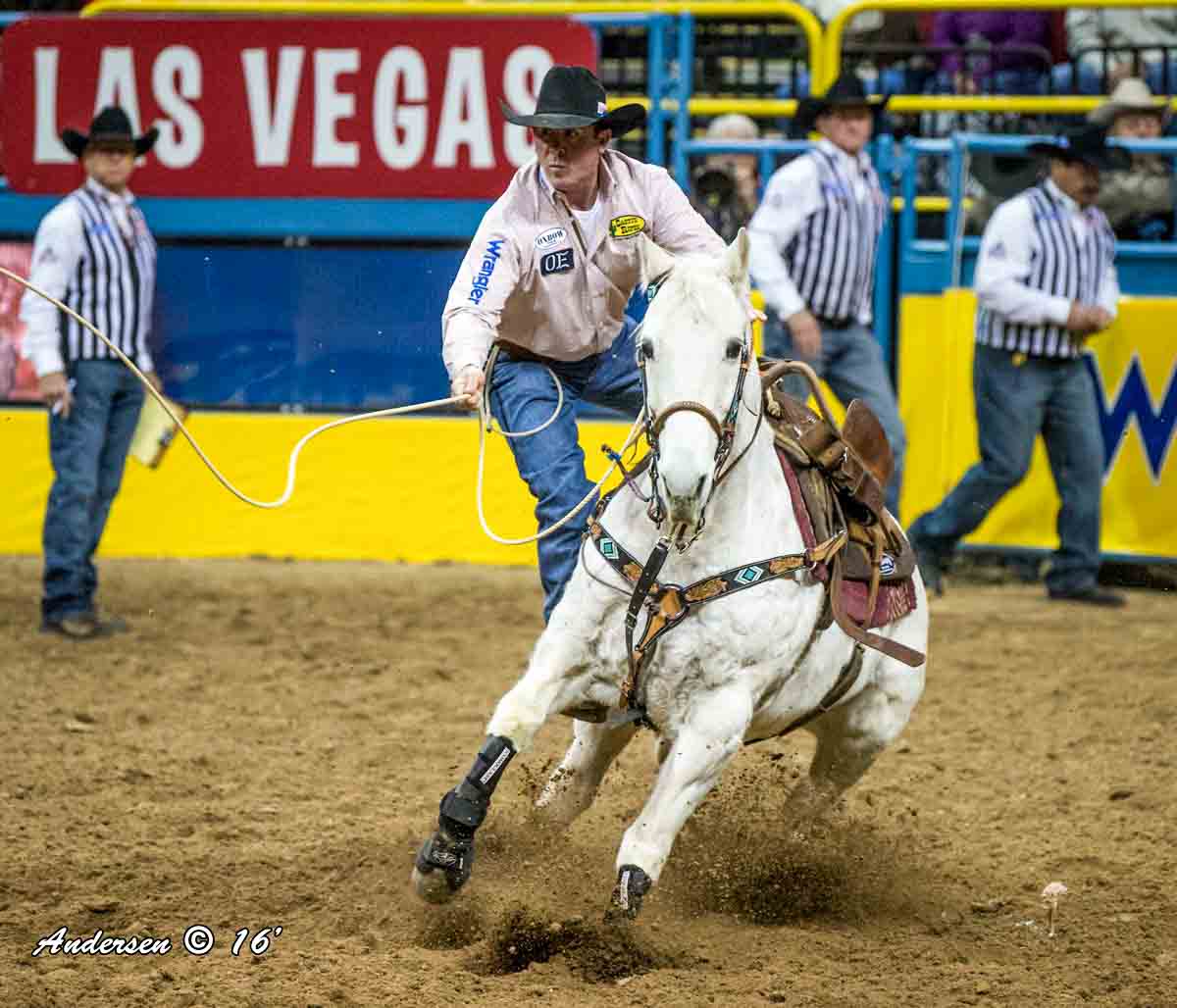 Ryan Jarrent with a time of 7.40 during Round 9 of the WNFR16