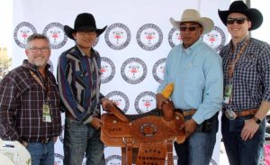 Danny O'Donnell, Tustin Daye, Gabe Lopez and Aaron Kuhl at the 2016 Ak-Chin Indian Community Masik Tas Bull Bash