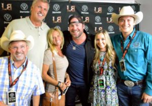 Tom-Chambers with Country Music star Lee Brice and the CLN Team