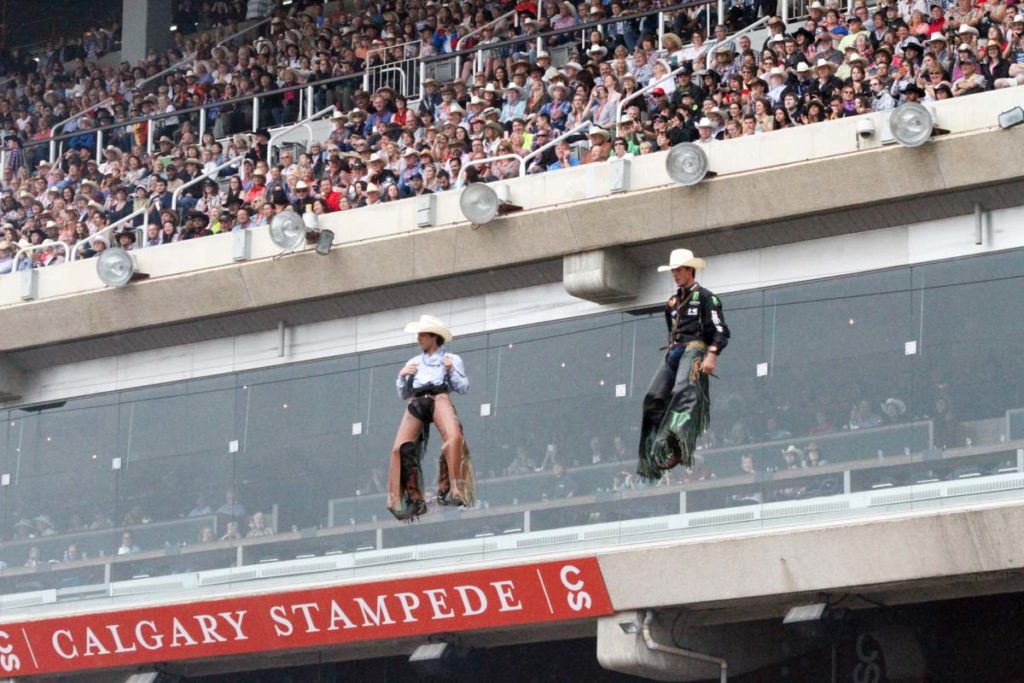 Calgary Stampede CLN 2015 (Day 2) (Sage Kimzey and JB Mauney)