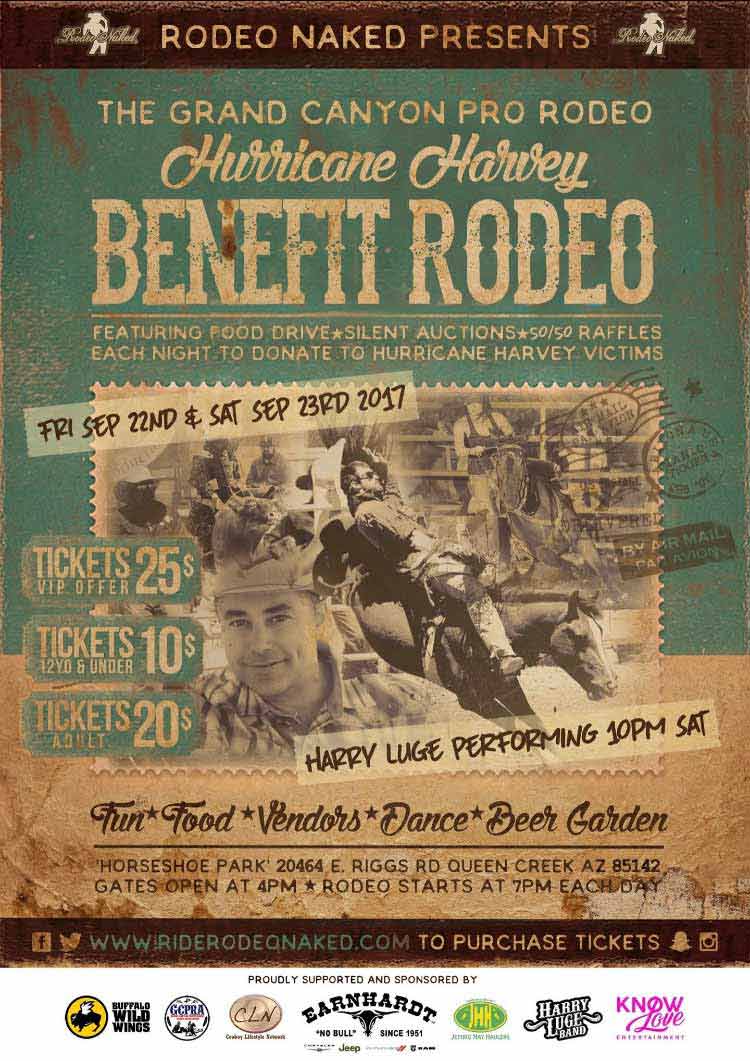 Earnhardt sponsors Rodeo Naked GCPRA benefit rodeo