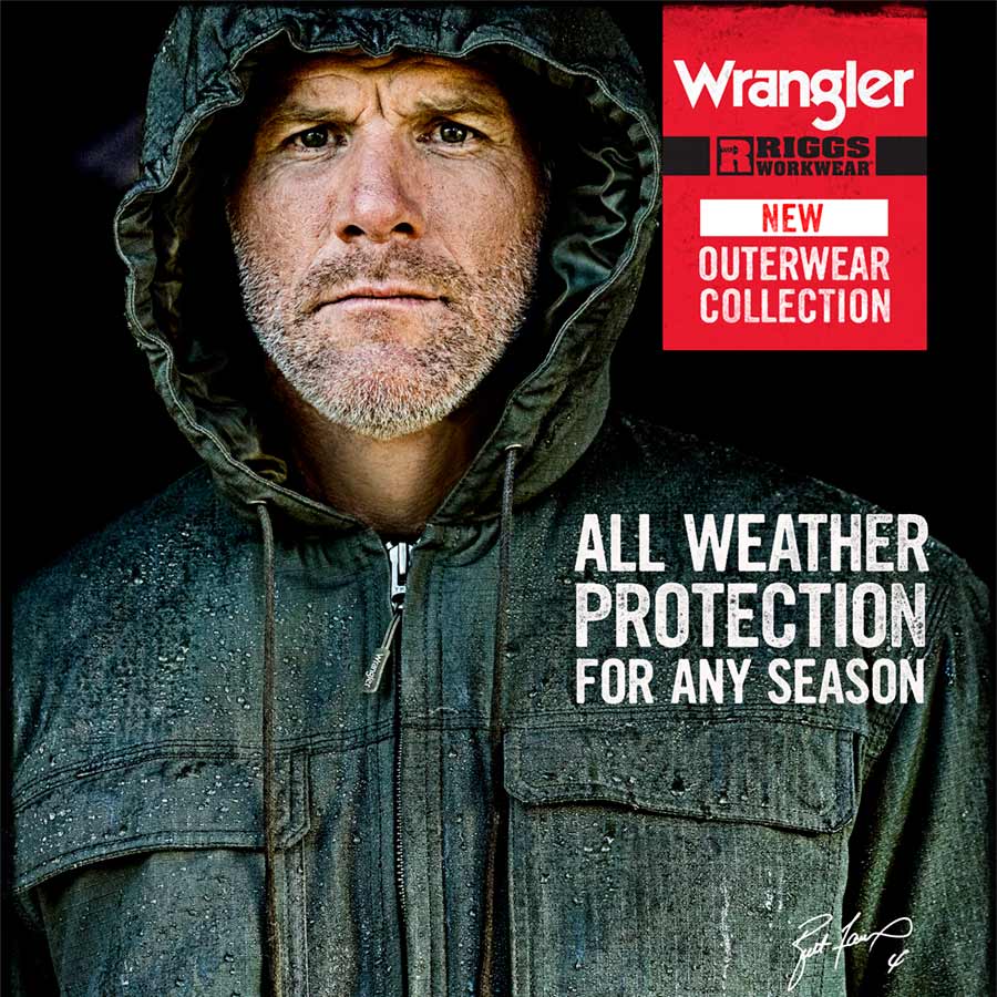 Wrangler RIGGS WORKWEAR outter wear offers cross-season comfort and protection.