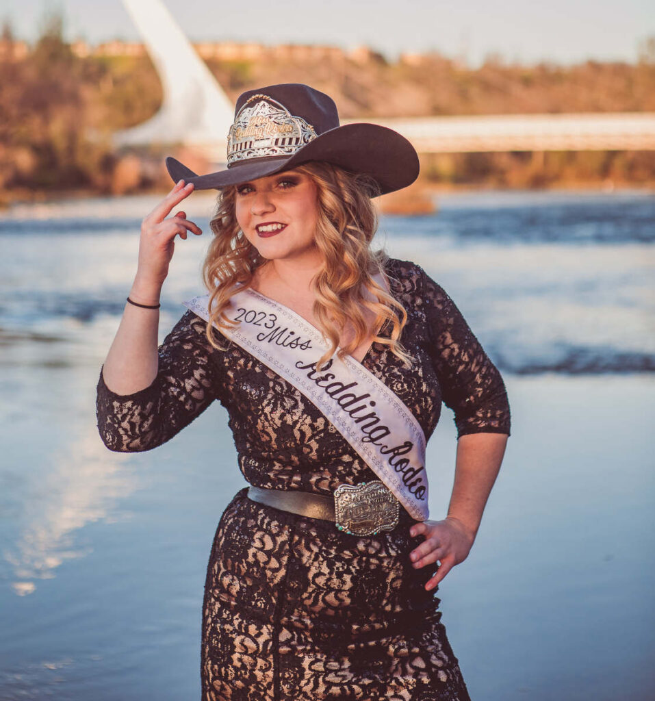 Pictured: Miss Redding Rodeo 2023 Kassie Landon - Photo Credit: Crystal Amen